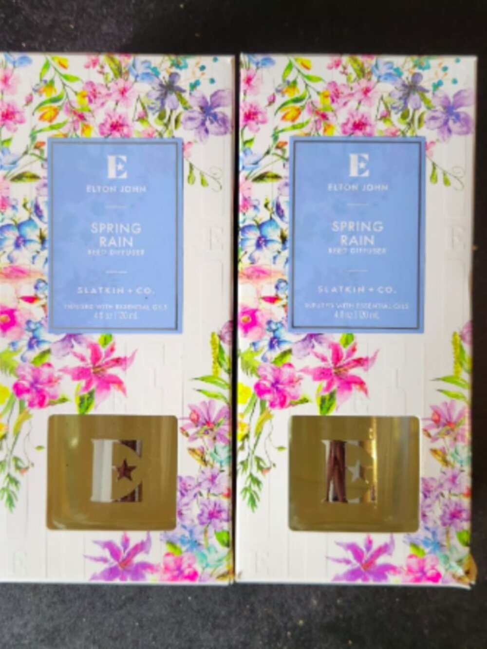 Two Elton John Spring Rain Reed Diffusers